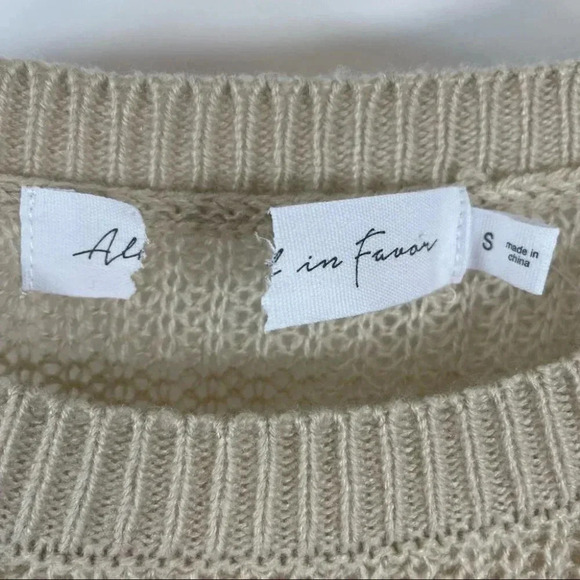 All in  Favor Striped Dolman Sleeve Sweater - Picture 3 of 10